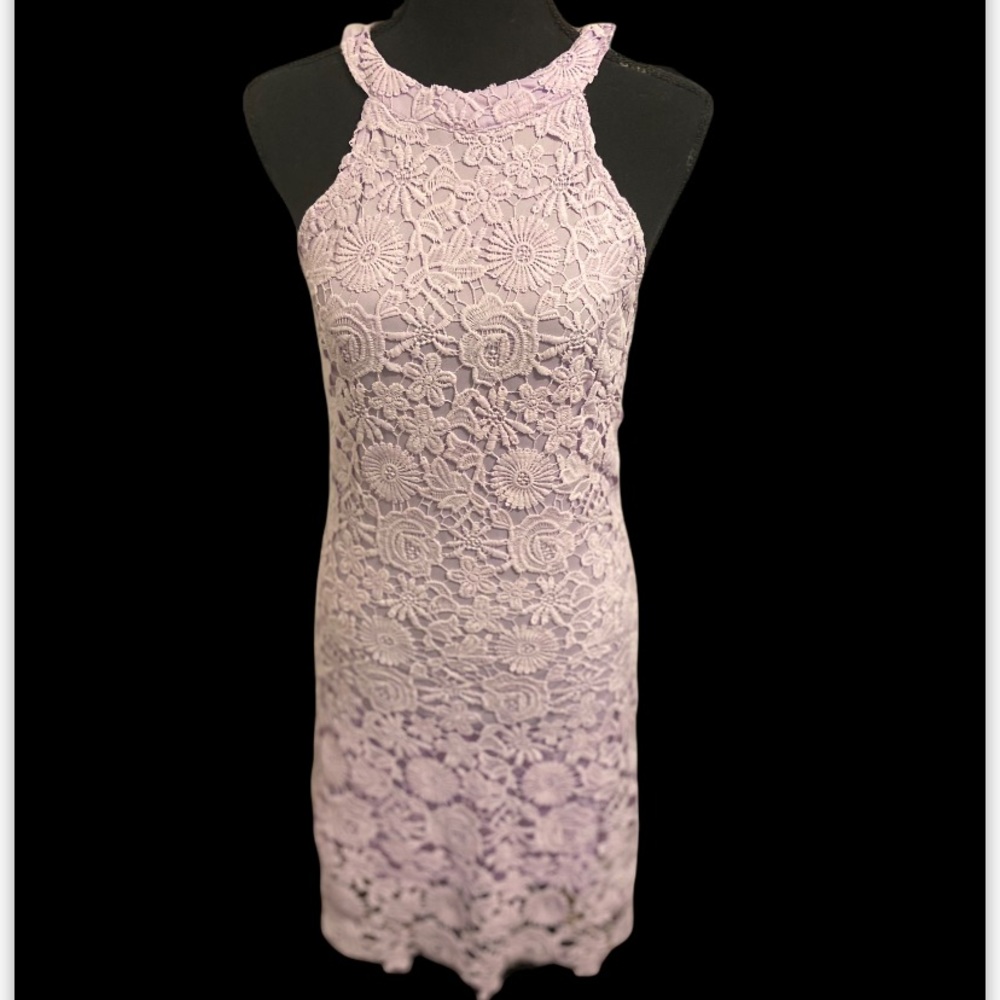 Pink Lily lace dress size medium
